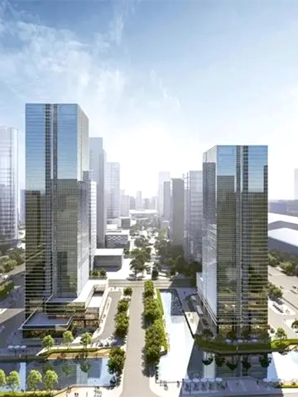Hochgeschwindigkeitsbahnprojekt „New City“ in Suzhou